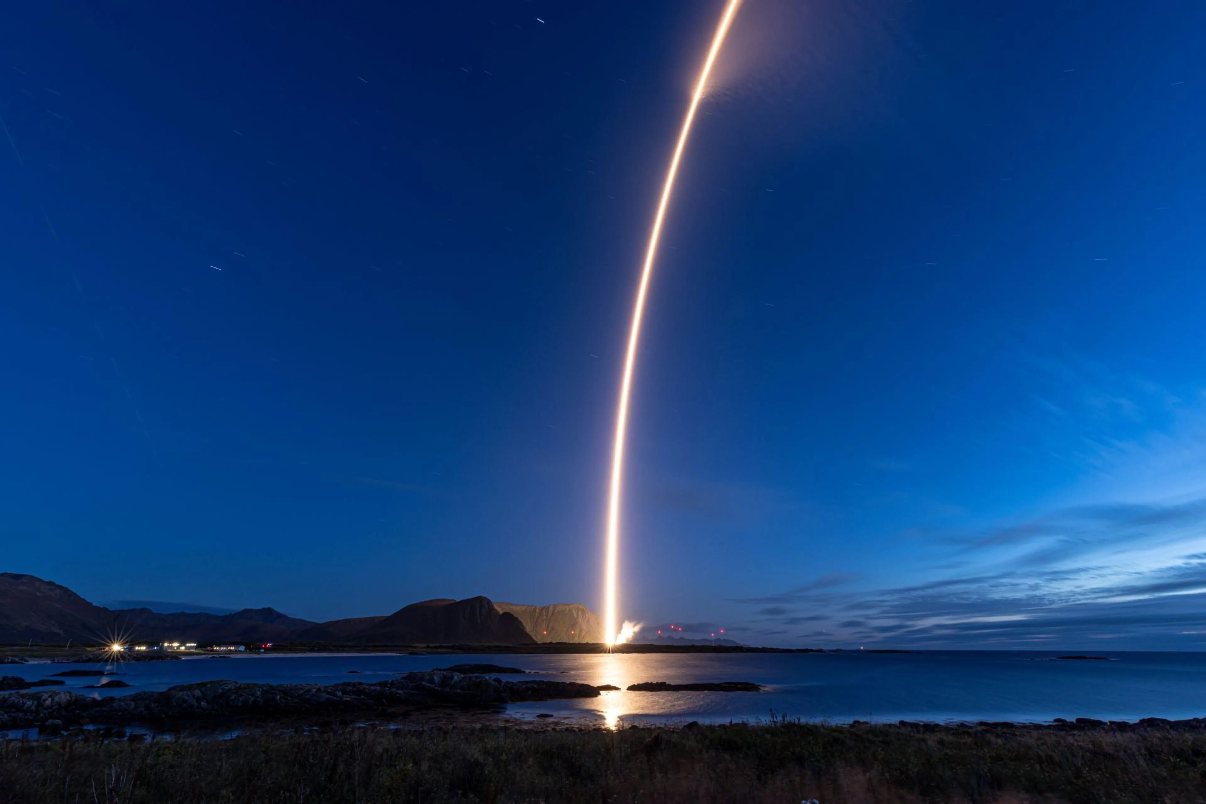 Isar Aerospace-ის ორბიტალური რაკეტა Spectrum აფრენისას