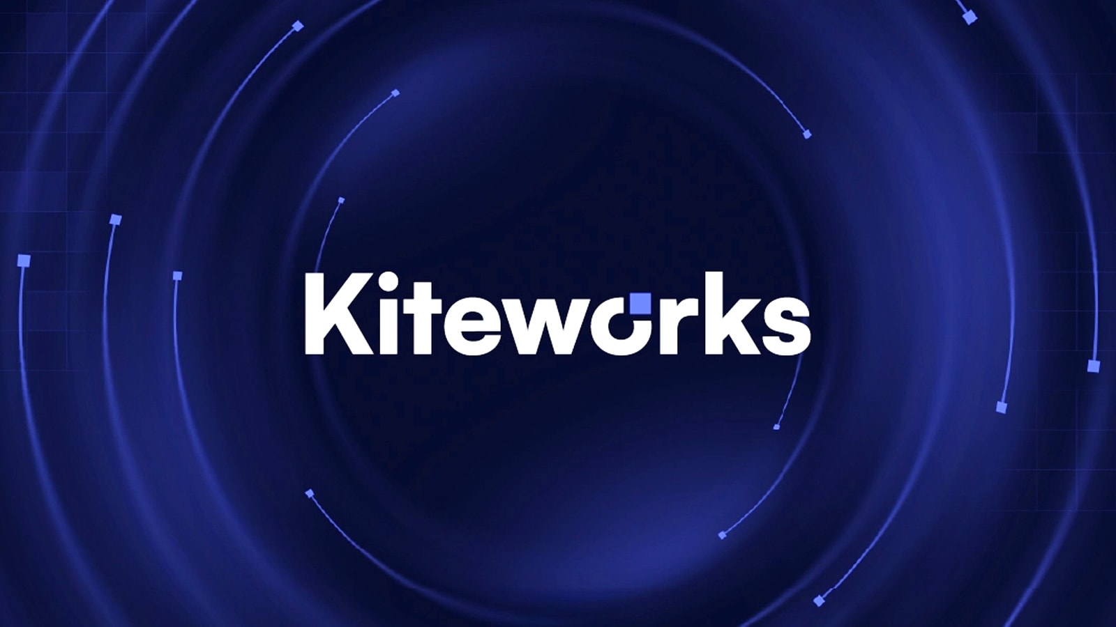 Kiteworks logo and digital security concept